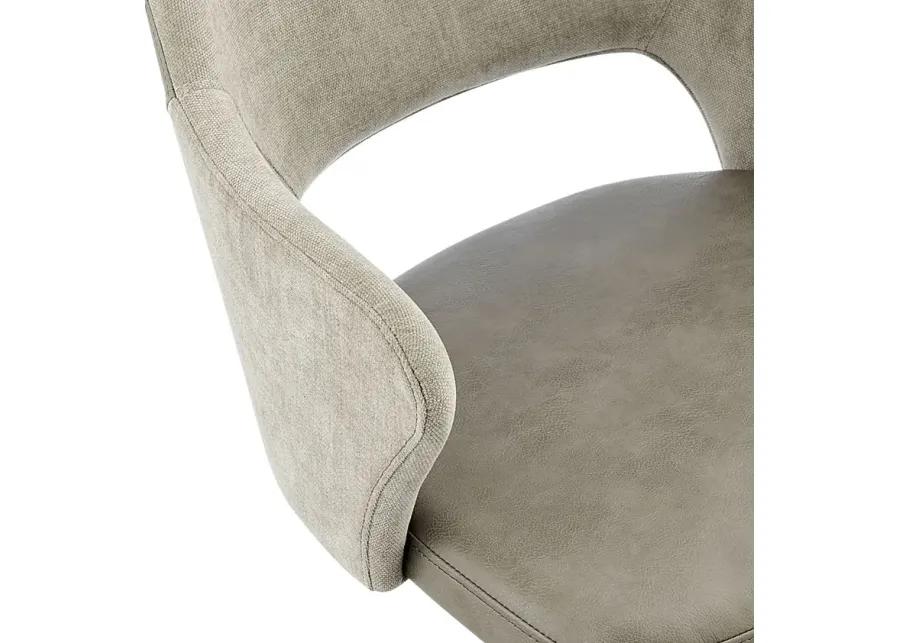 Quiment Taupe Arm Chair