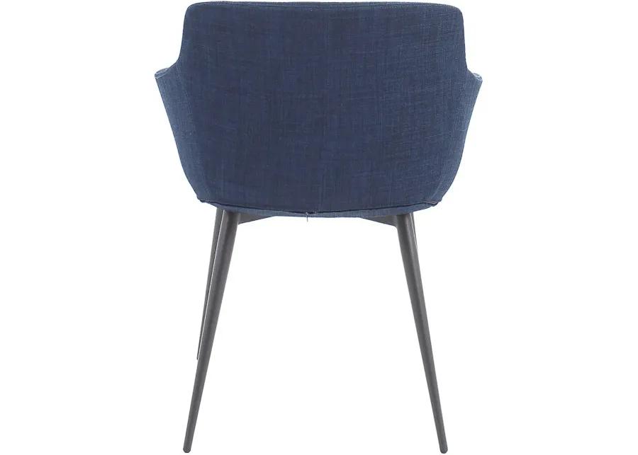 Farren Blue Arm Chair, Set of 2