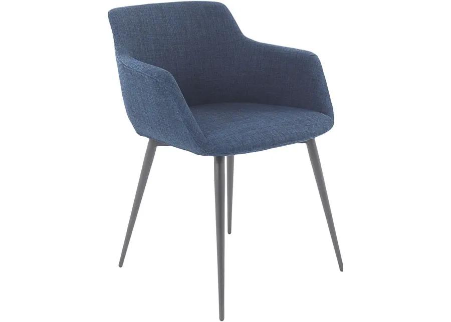 Farren Blue Arm Chair, Set of 2