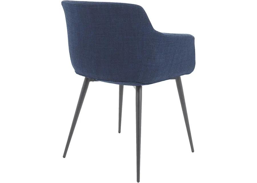 Farren Blue Arm Chair, Set of 2