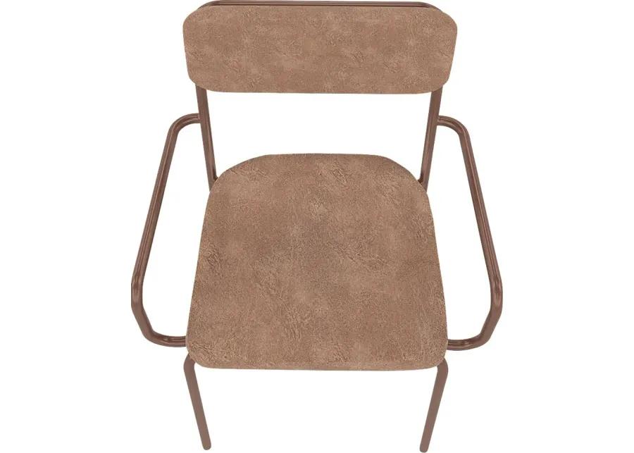 Donateil Brown Arm Chair