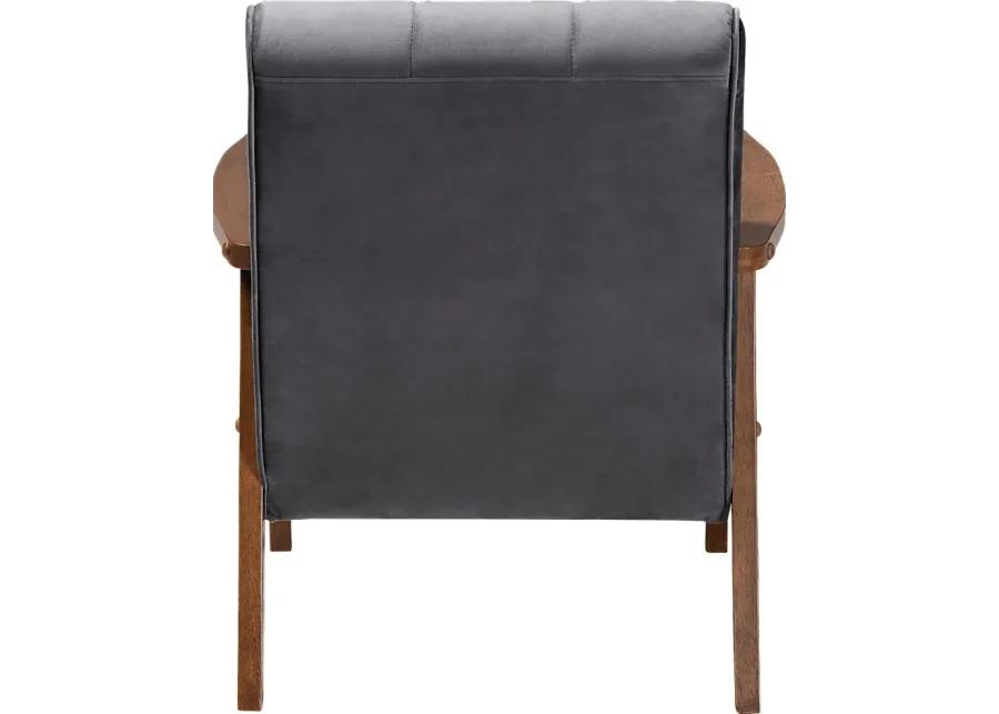 Eilla Gray Accent Chair