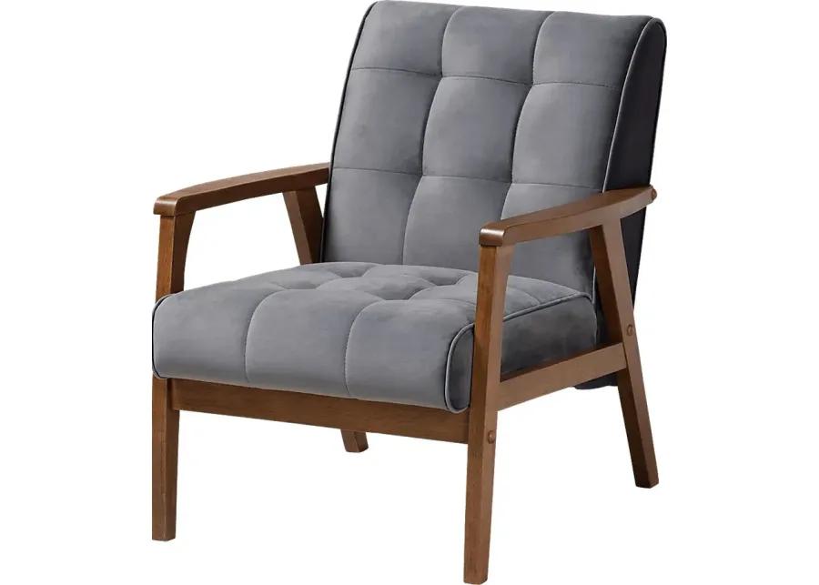 Eilla Gray Accent Chair