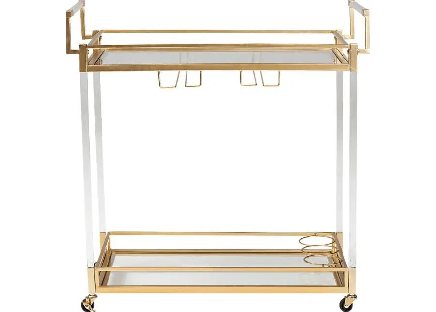 Nochaway Gold Bar Cart