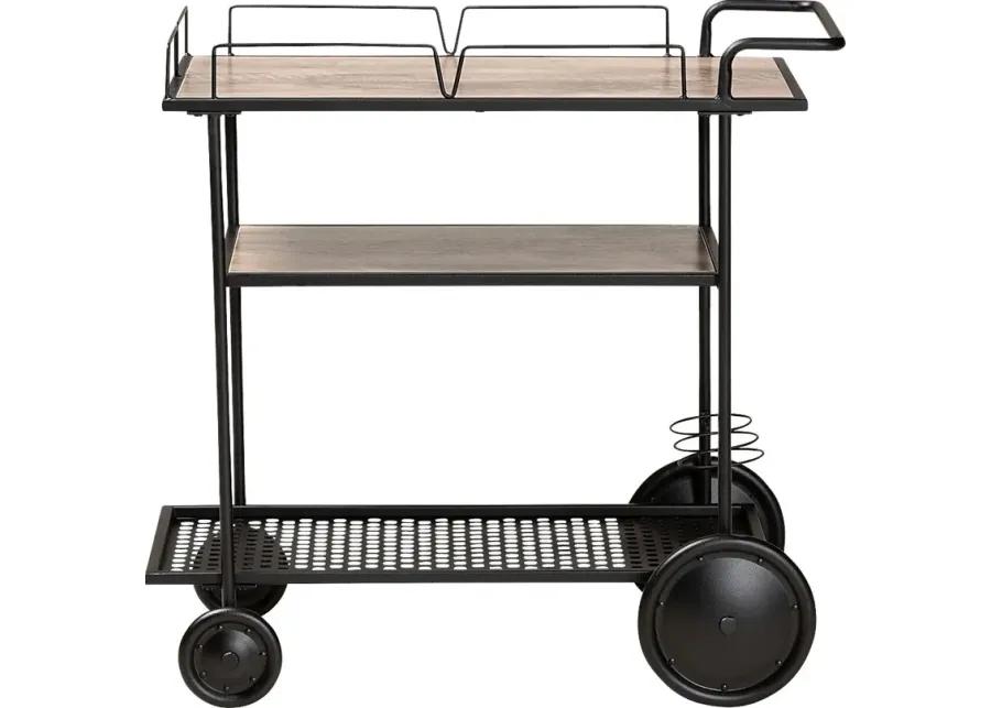 Tunbridge Black Bar Cart