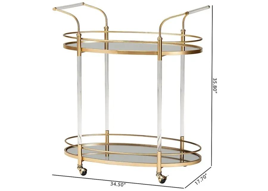 Anamax Gold Bar Cart