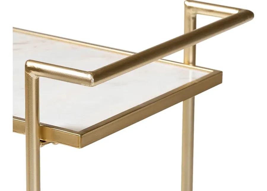 Foeller Gold Bar Cart
