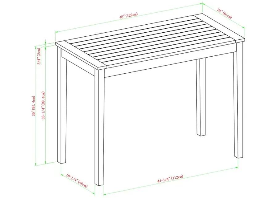 Adlebert Brown Counter Height Dining Table