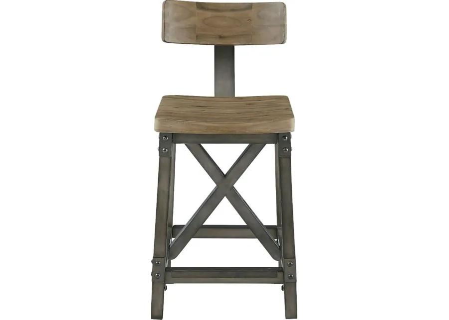 Ballybunion Oak Counter Height Stool