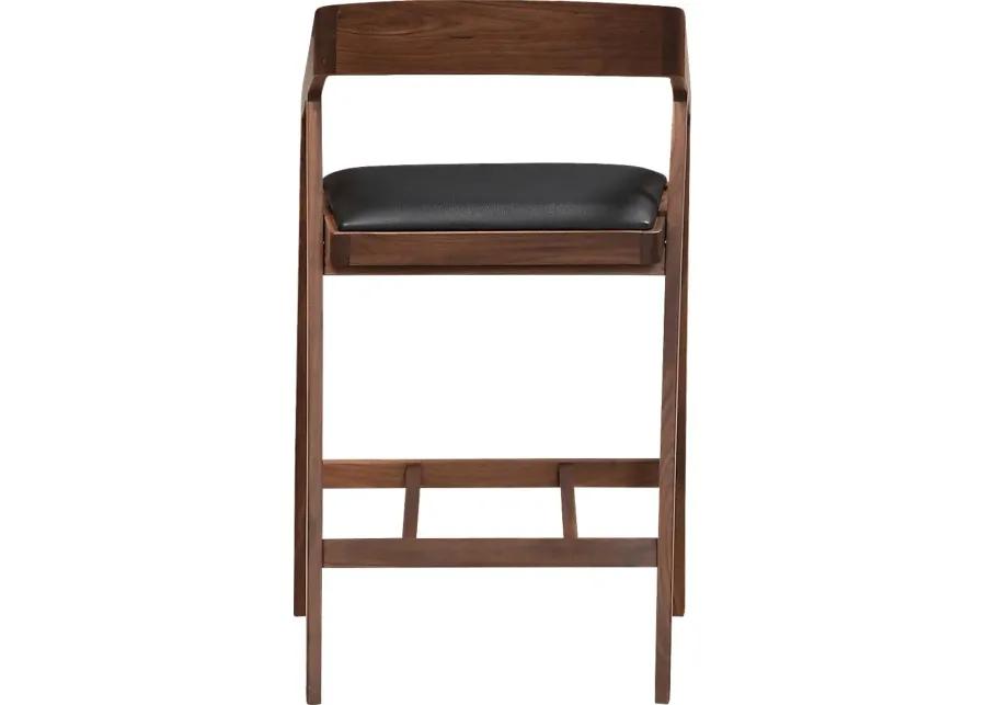 Alekai Walnut Counter Height Stool