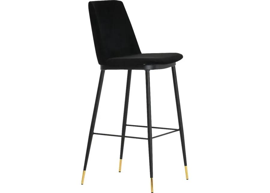 Ellian Black Counter Height Stool, Set of 2