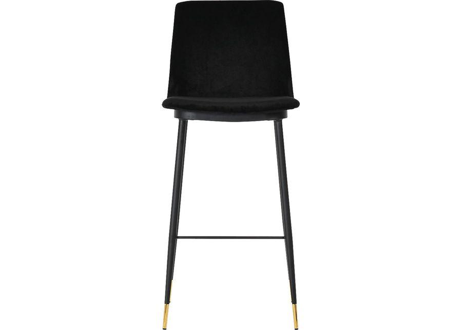 Ellian Black Counter Height Stool, Set of 2