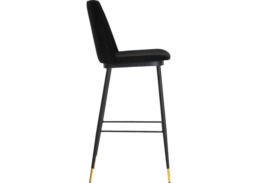 Ellian Black Counter Height Stool, Set of 2