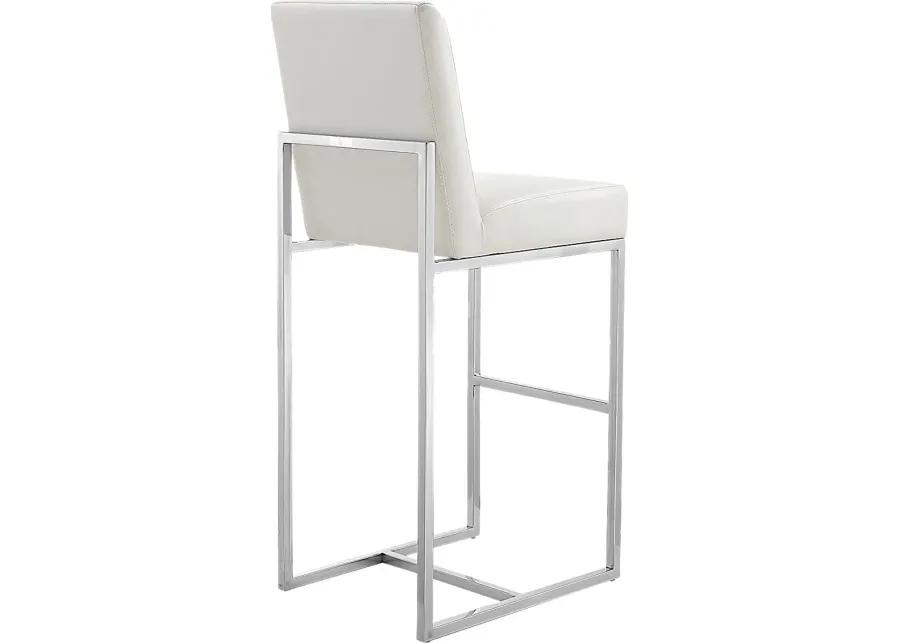 Congreve White Barstool