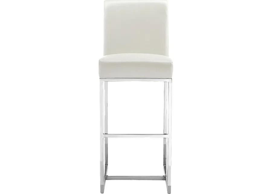 Congreve White Barstool