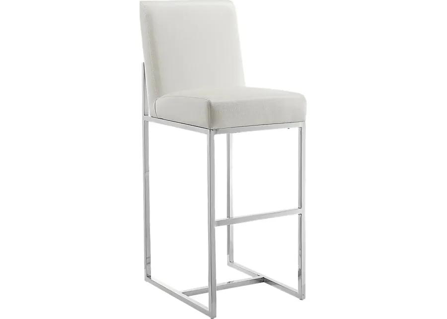 Congreve White Barstool