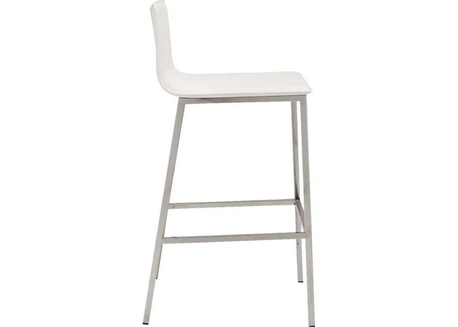 Marina Bay White Barstool, Set of 2