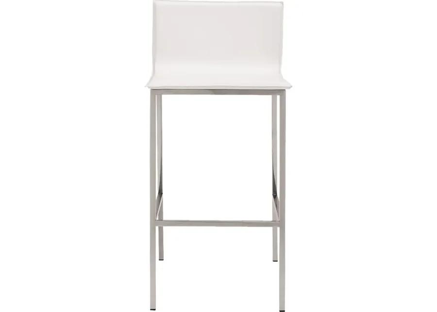 Marina Bay White Barstool, Set of 2