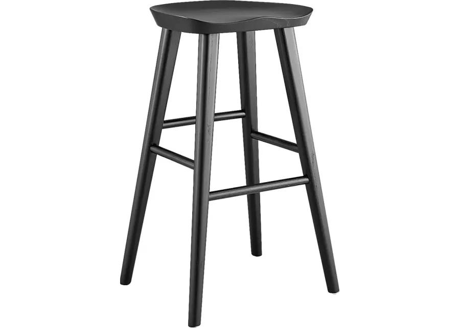 Bresland Black Bar Stool