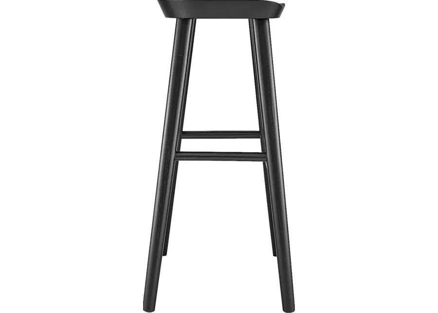 Bresland Black Bar Stool