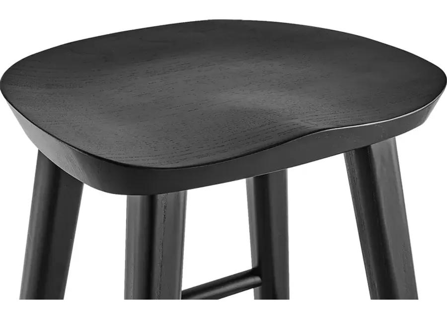 Bresland Black Bar Stool