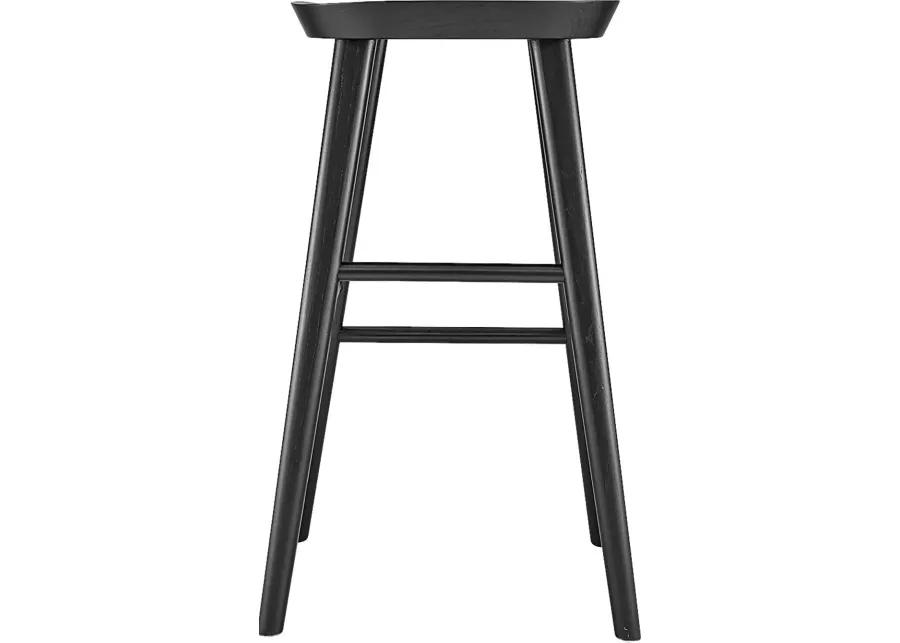 Bresland Black Bar Stool