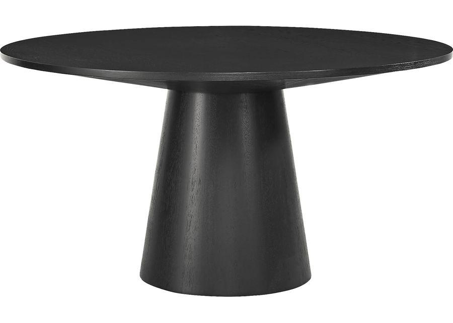 Kendall Black 59"" Round Dining Table