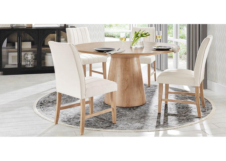 Kendall Natural 59"" Round Dining Table