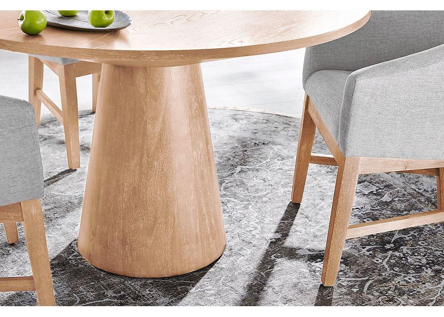 Kendall Natural 59"" Round Dining Table