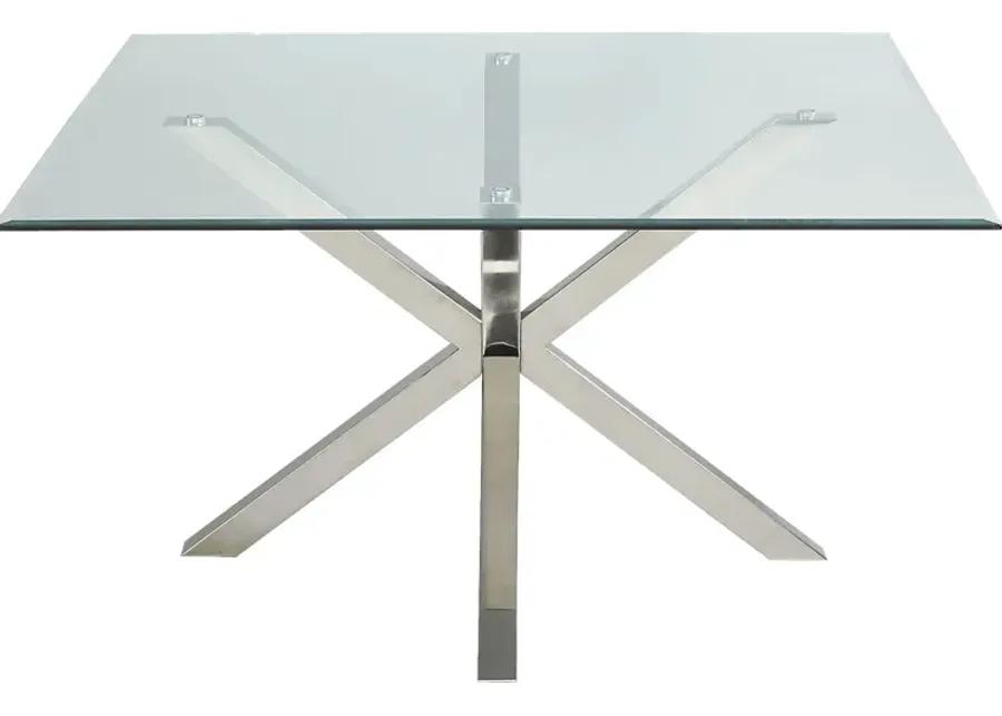 Linton Park Silver Square Dining Table