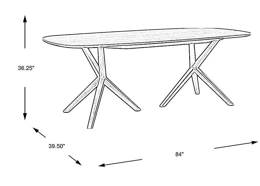 Millbrook Point Walnut Dining Table