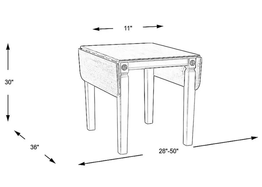 Velino Gray Rectangle Dining Table