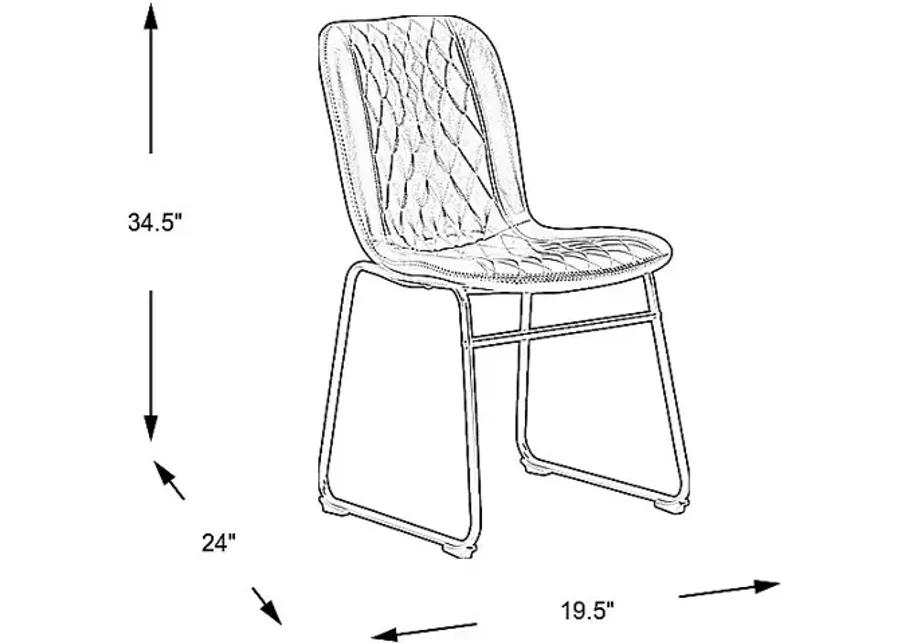 Remi Brown Side Chair