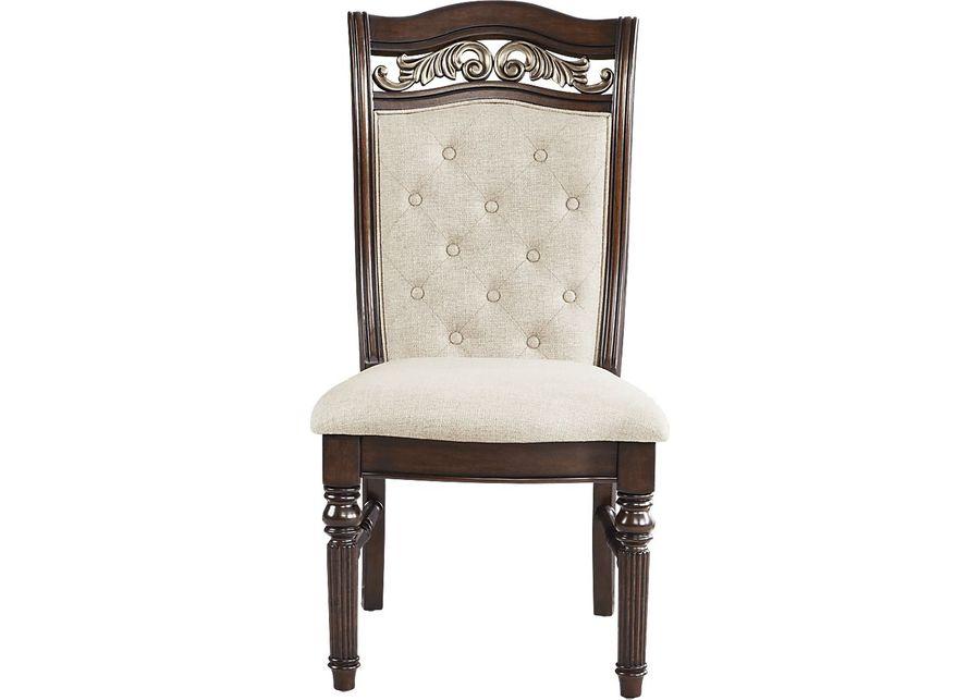 Gallagher Avenue Brown Upholstered Side Chair