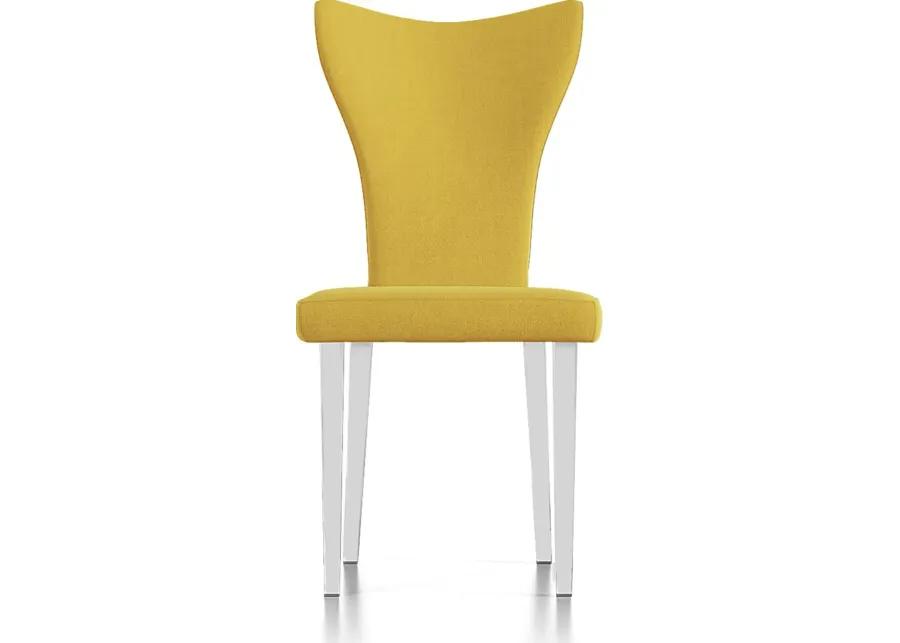 Tyron Yellow Side Chair