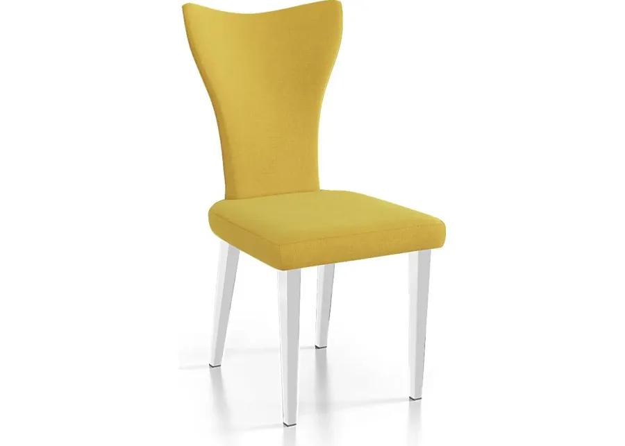 Tyron Yellow Side Chair