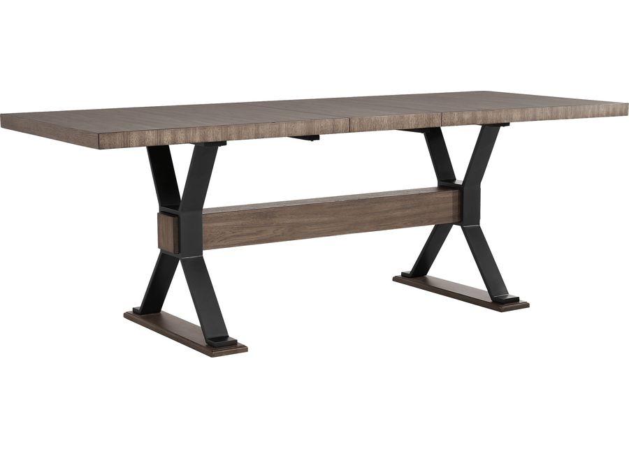 Hazelnut Woods Brown Counter Height Dining Table