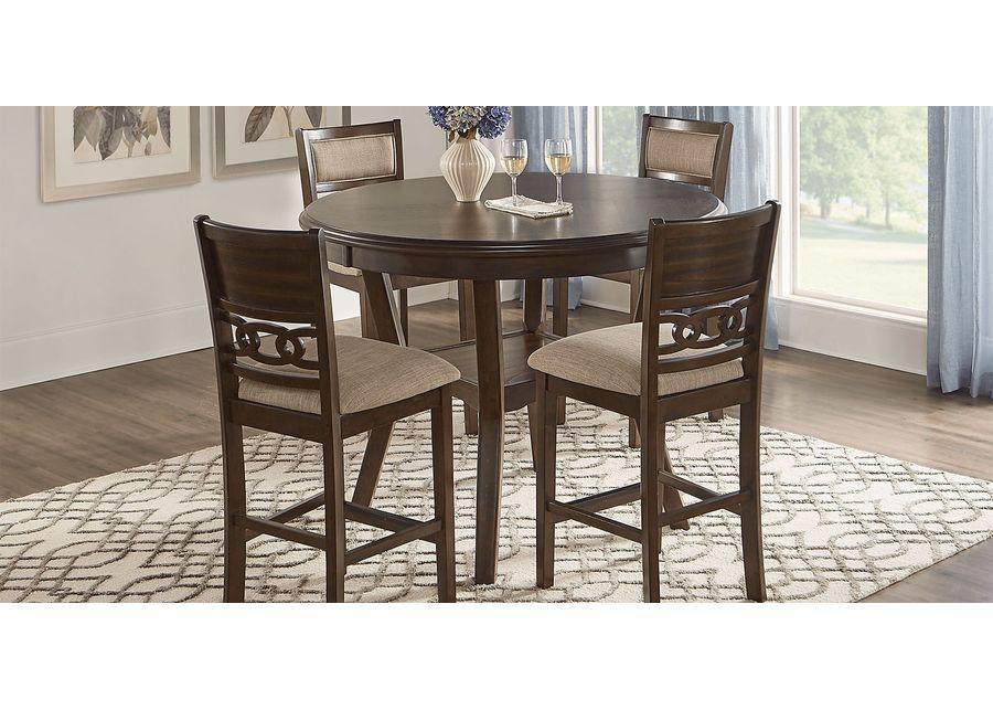 Brookgate Brown Cherry Counter Height Round Dining Table