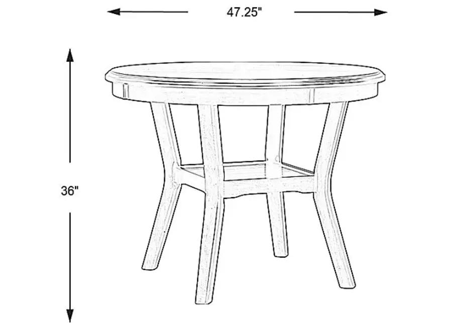 Brookgate Brown Cherry Counter Height Round Dining Table