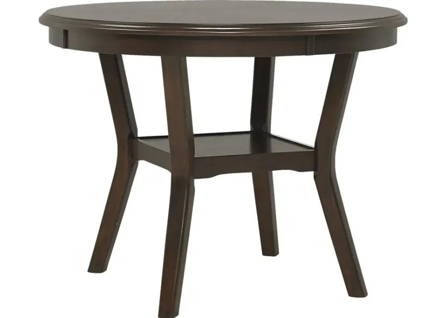 Brookgate Brown Cherry Counter Height Round Dining Table