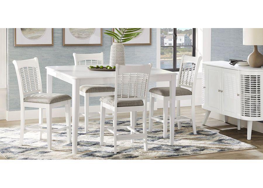 Chesterman White Counter Height Dining Table