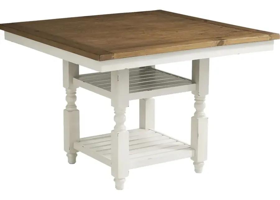 Spring Cottage White Counter Height Dining Table