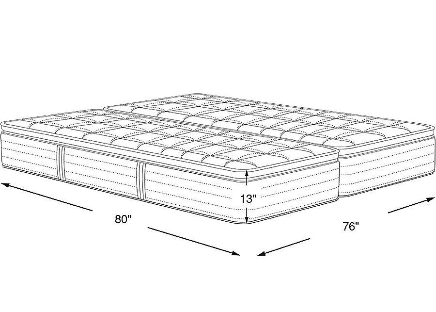 Therapedic Zenith Split King Mattress (2 TWXL)