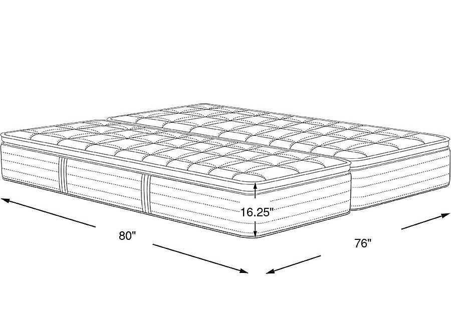 Beautyrest Black Series Three Plush Pillow Top Split King Mattress (2 TWXL)