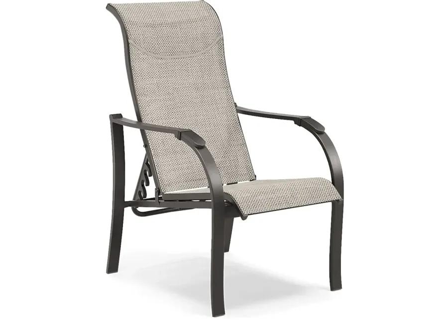 Windy Isle Bronze Outdoor Adjustable Chair