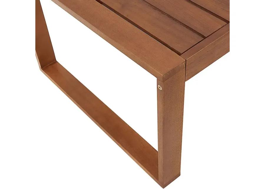 Outdoor Halterman Brown Cocktail Table