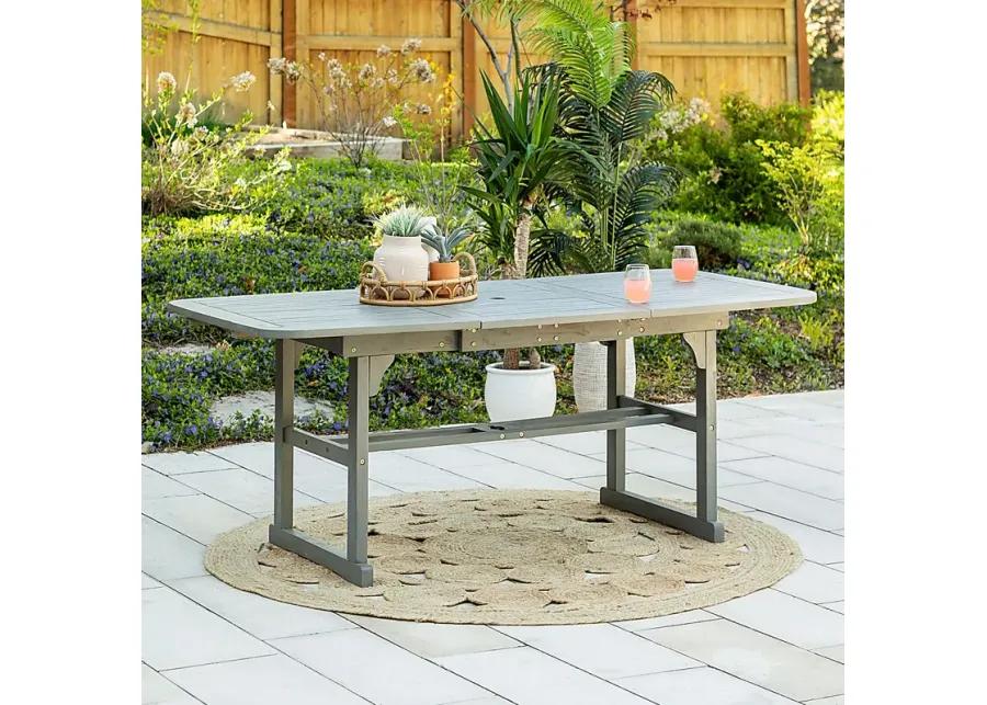 Eastline Gray Outdoor Dining Table