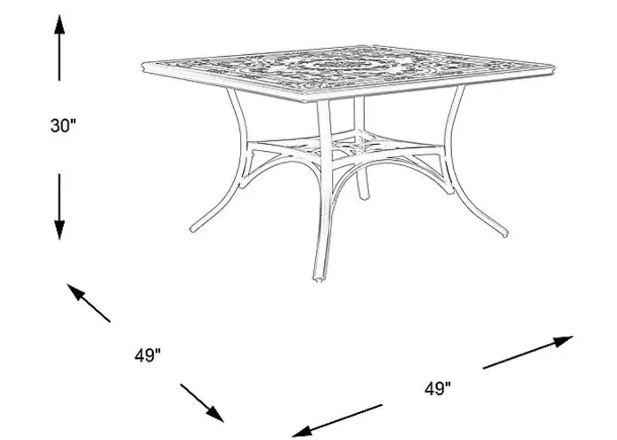 Eastvale Black Outdoor Dining Table