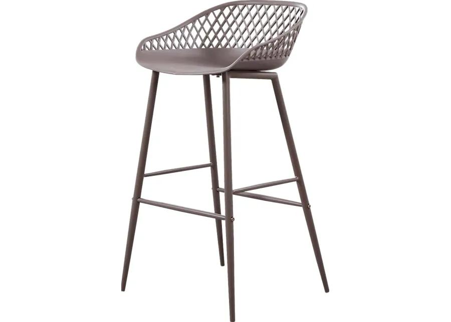 Belcross Gray Outdoor Barstool