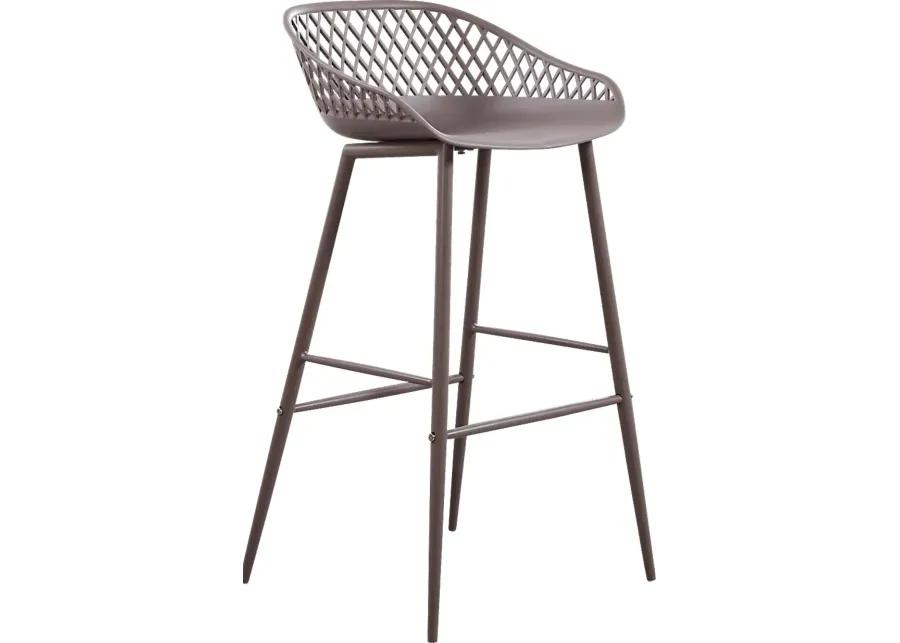 Belcross Gray Outdoor Barstool